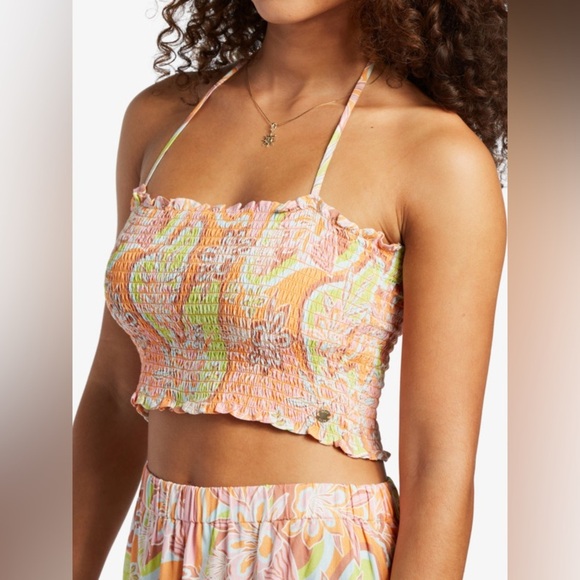 Roxy Warm Waters - Bandeau Top size Medium - Picture 12 of 13